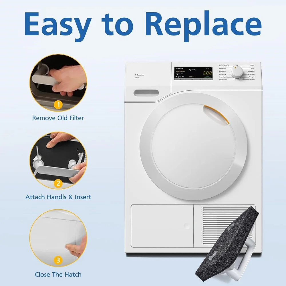 4 упаковки плинтуса-фильтра для сушилки miele t1 - Фотография_5
