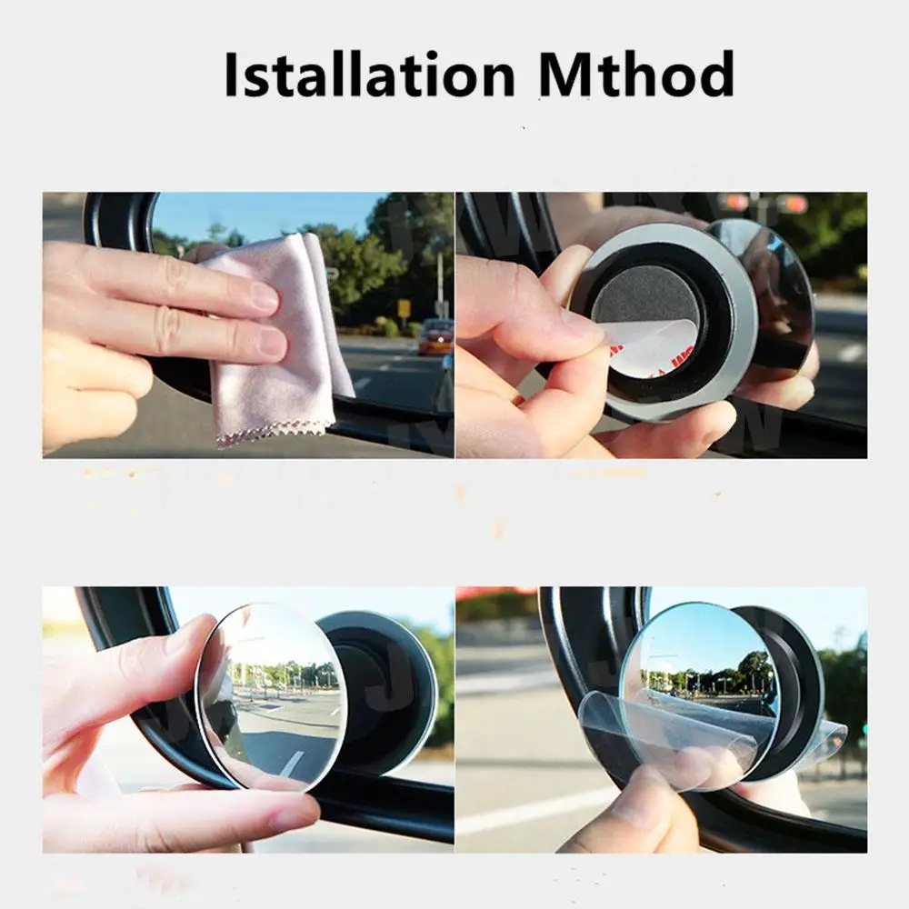 360-градусное hd зеркало для слепых зон для автомобиля - Фотография_6