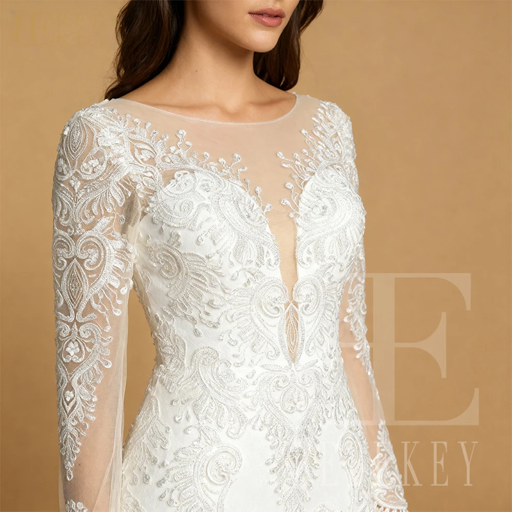 Bebekey женское кружевное свадебное - Фотография_3