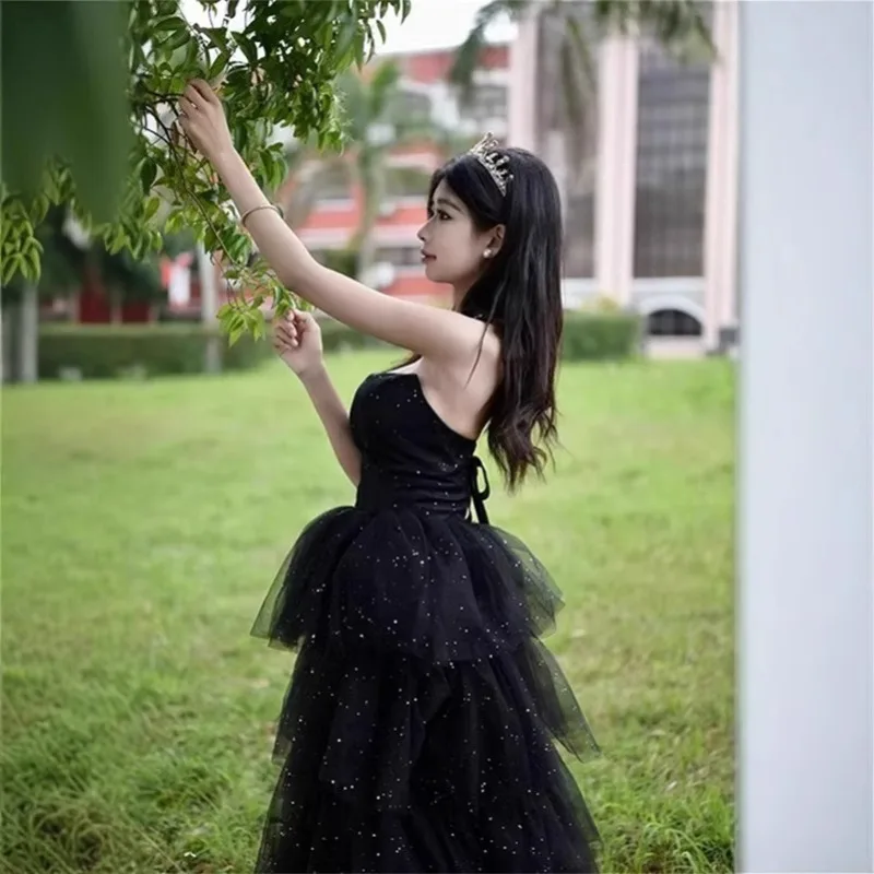 Вечернее платье без бретелек - Фотография_4