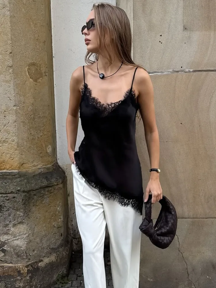 Tossy кружевной топ с v-образным вырезом и принтом - Фотография_2