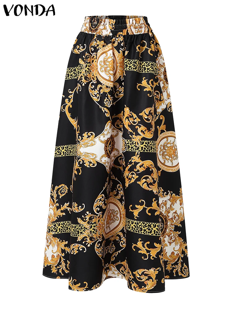 Женские юбки с винтажным принтом - Фотография_4