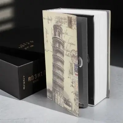 Запираемый книжный декоративный поддельный ящик для хранения - Фотография_2