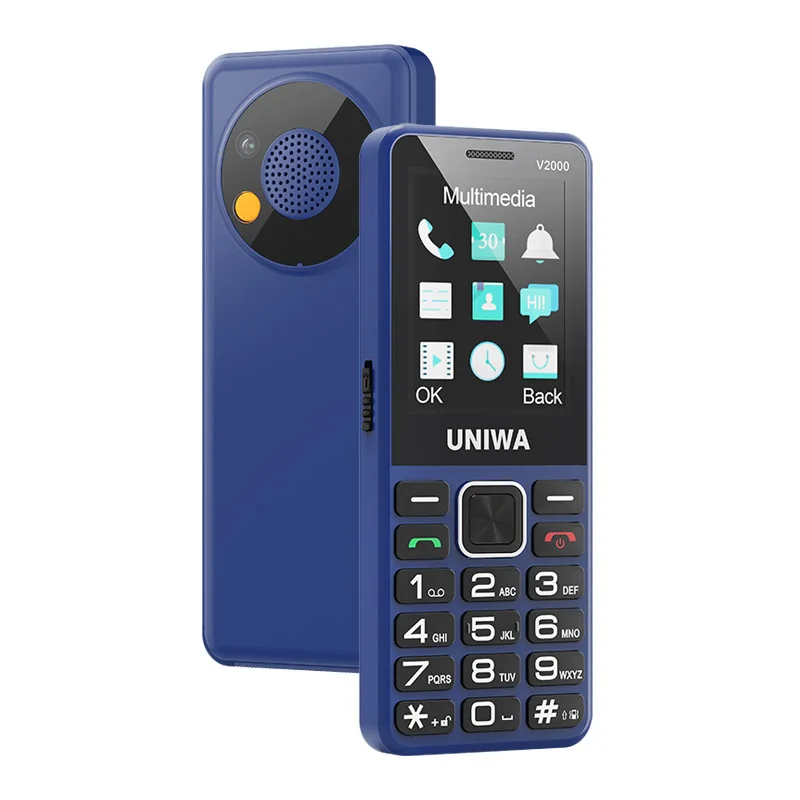 Uniwa v2000 4g модный телефон с клавиатурой 2 - Фотография_2