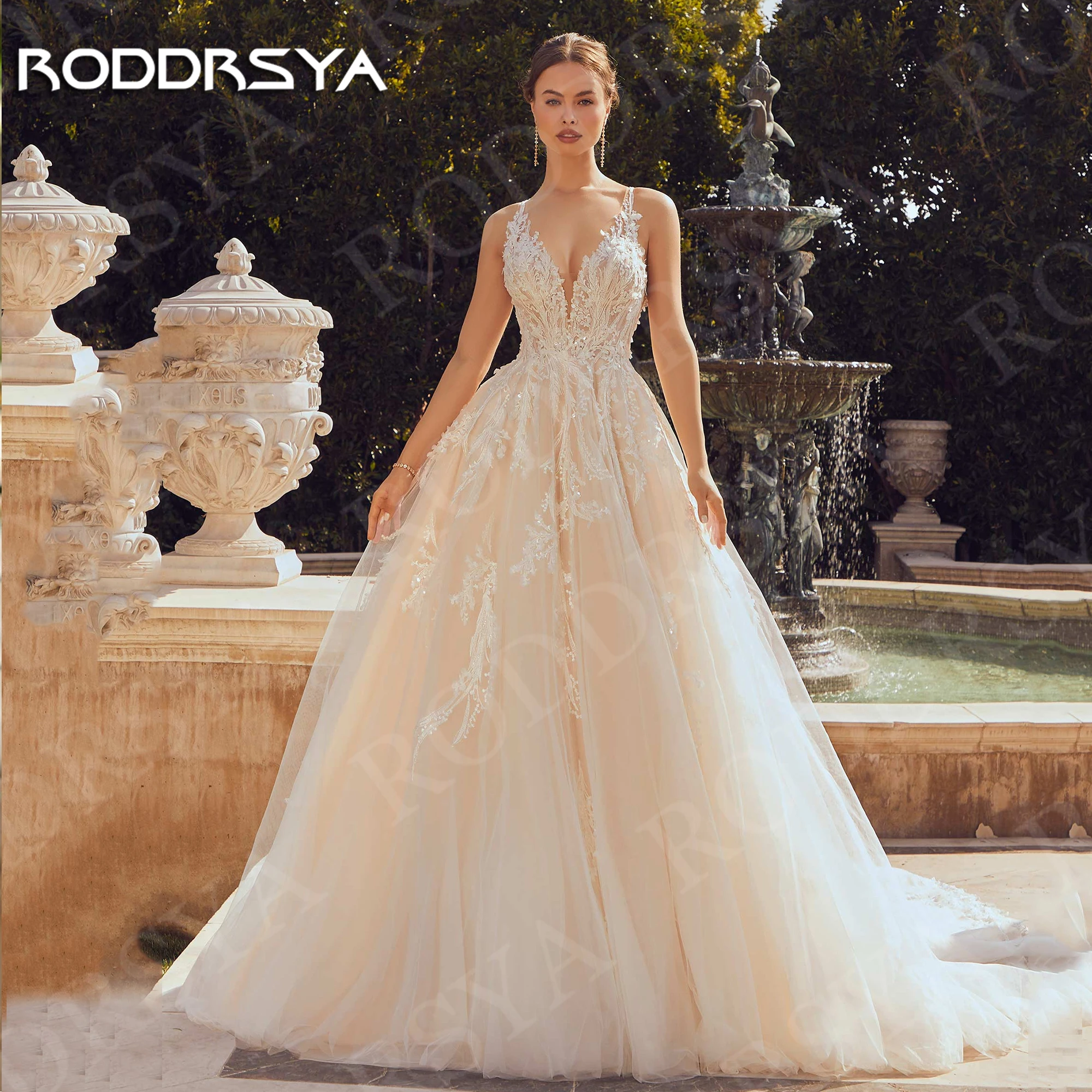 Роскошное свадебное платье roddrsya
