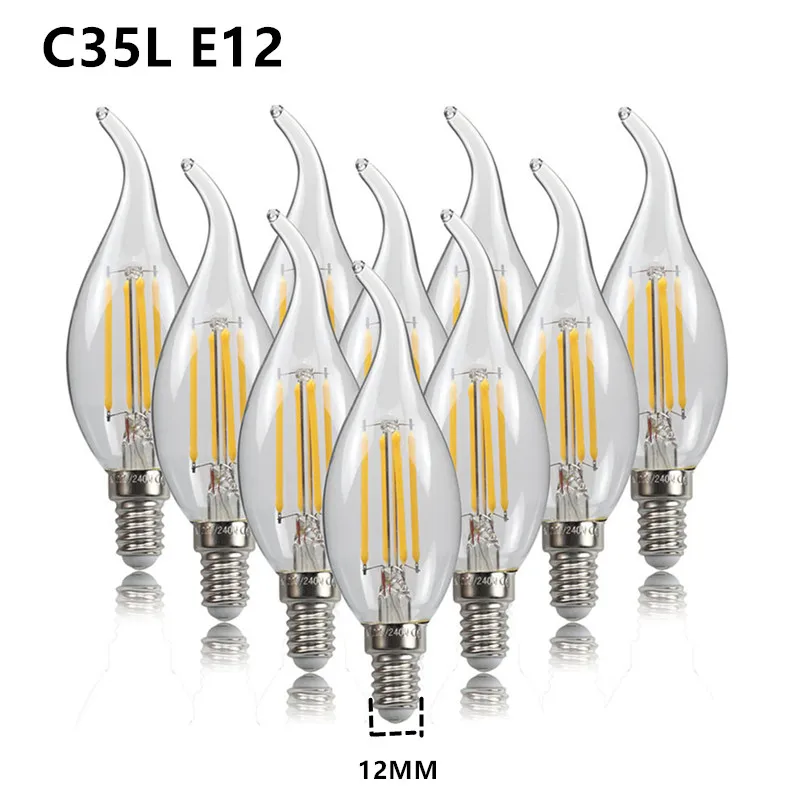 Светодиодная лампа c35 e14 e12 - Фотография_4