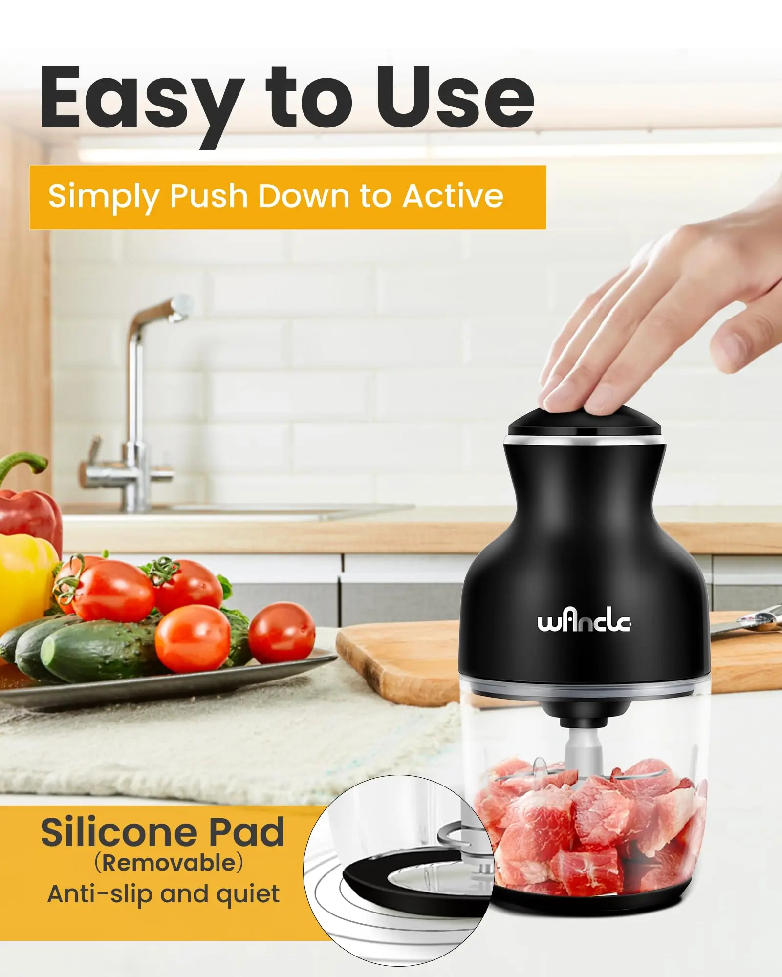 Электрическая мясорубка wancle - Фотография_2