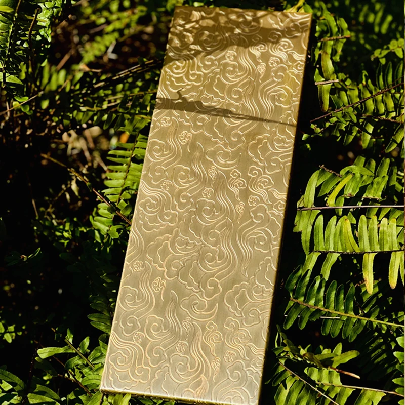 Твердая латунная пластина с тиснением для кемпинга - Фотография_5