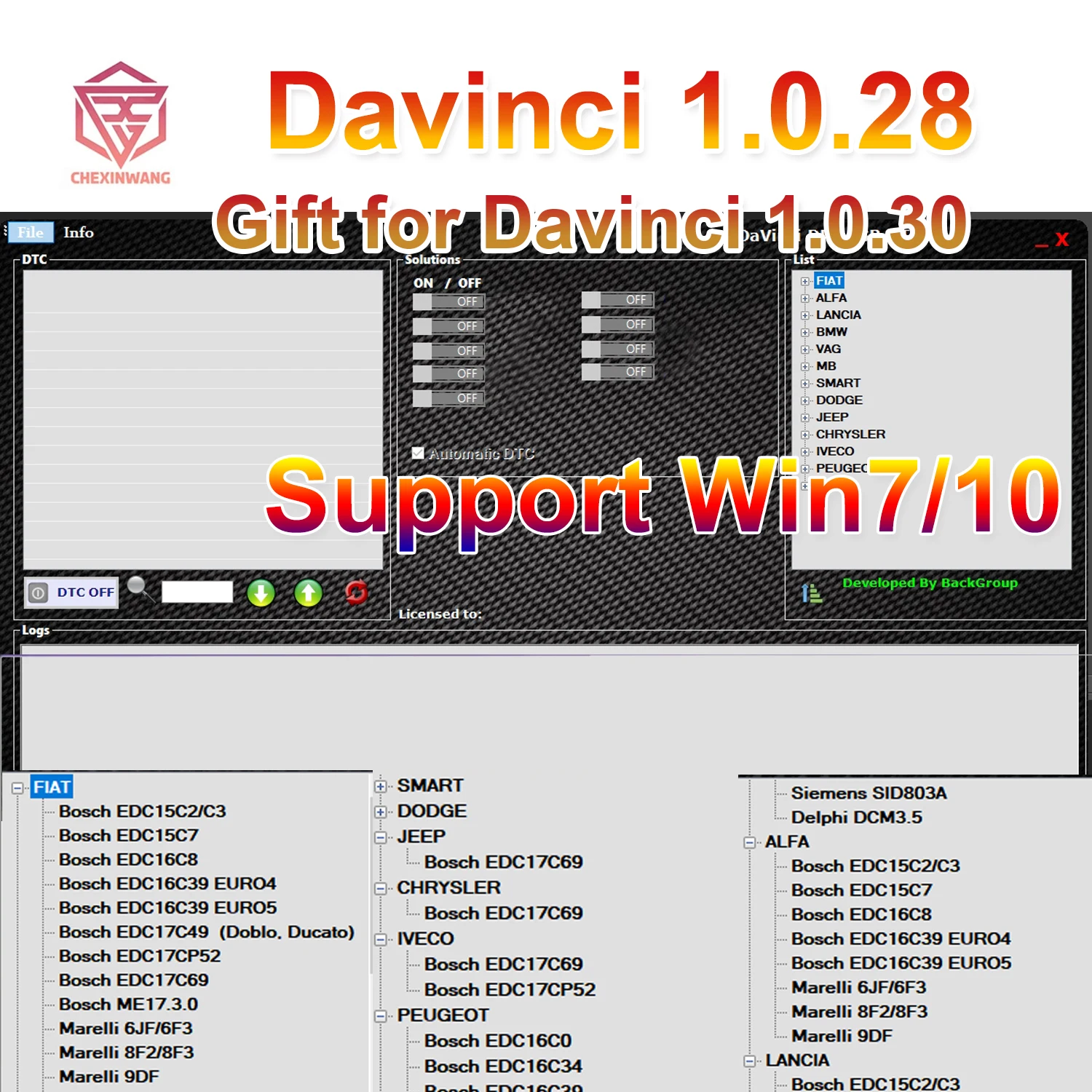 Программное обеспечение davinci 1