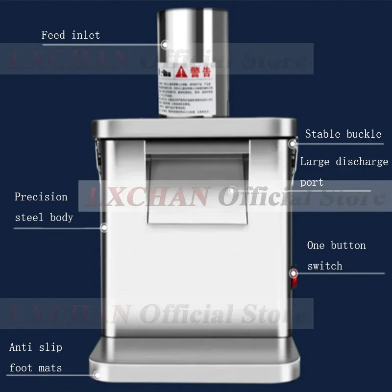 Lx evec коммерческая электрическая машина для резки овощных кубиков - Фотография_2