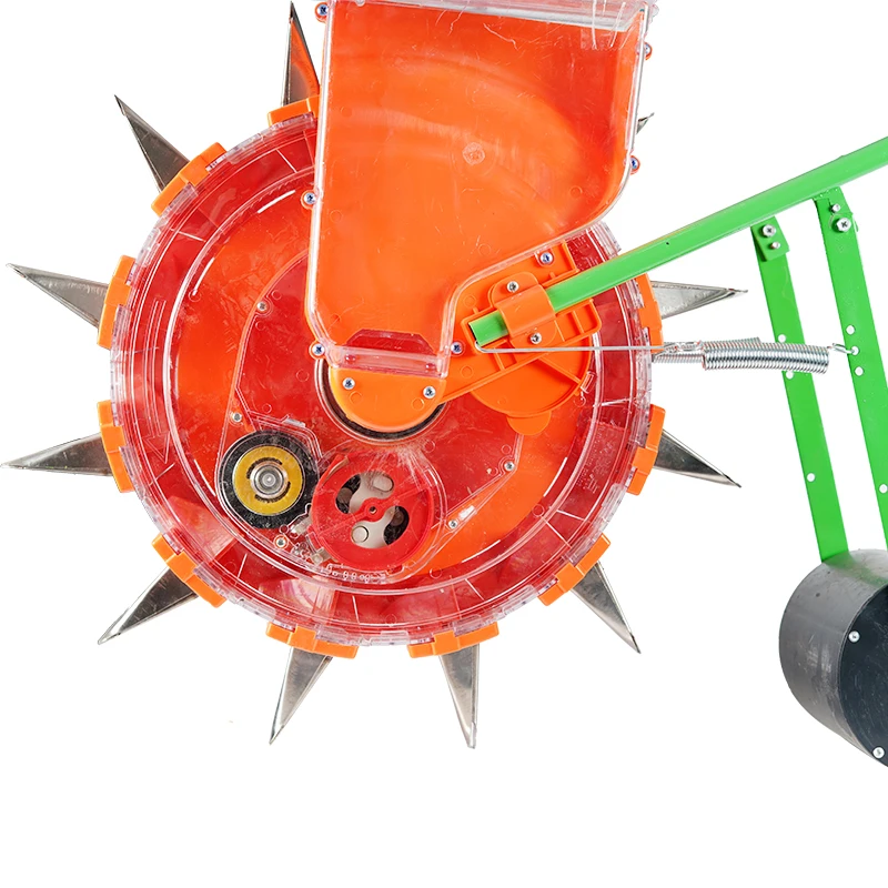 Machine hand push corn seeder seed - Фотография_6