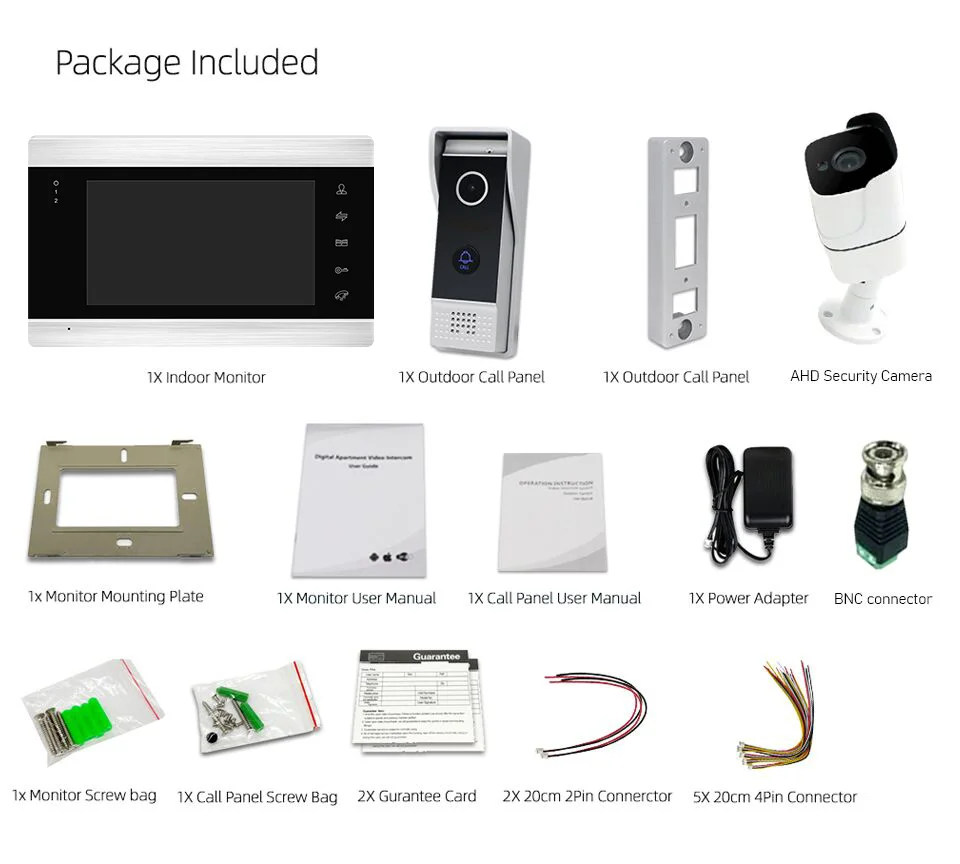 Умный беспроводной видеодомофон hayway 720p tuya с wi-fi для дома - Фотография_6