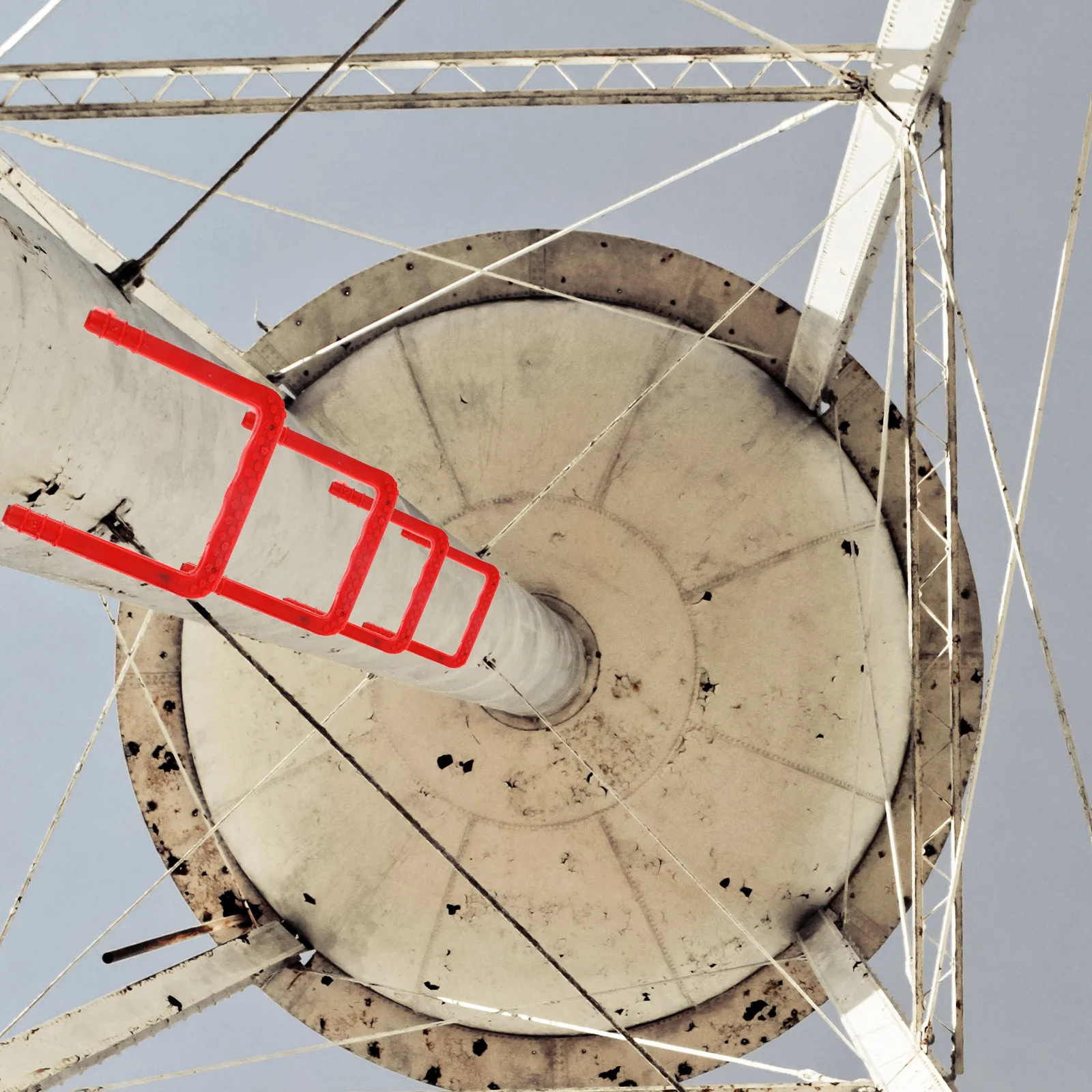 Пластиковая стальная лестница для восхождения - Фотография_5