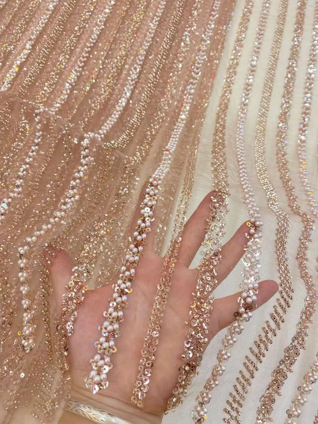 Роскошная африканская кружевная ткань 2024 - Фотография_3