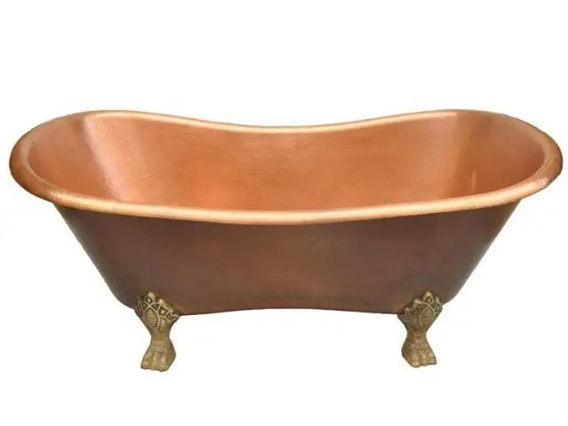 Дизайн молотка, уникальная медная ванна с серебряной отделкой - Фотография_4