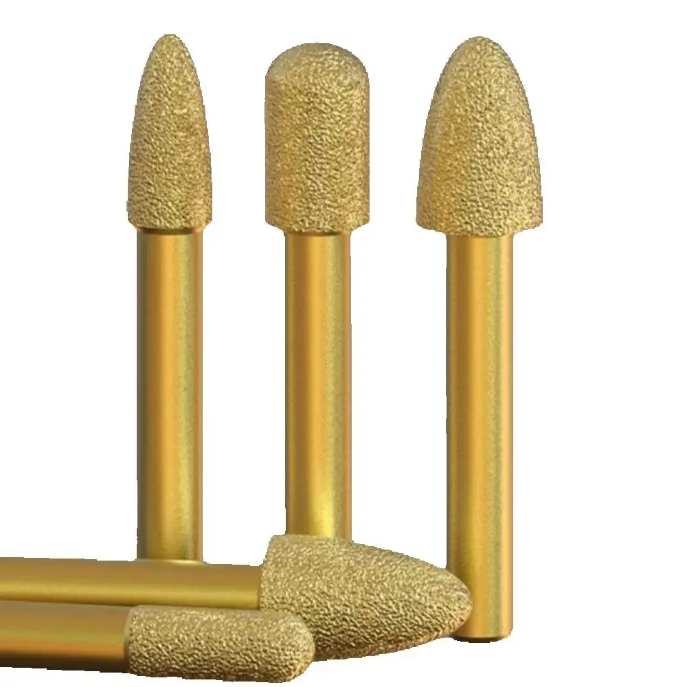 Ручка 6 мм. алмазная полировальная головка для песка