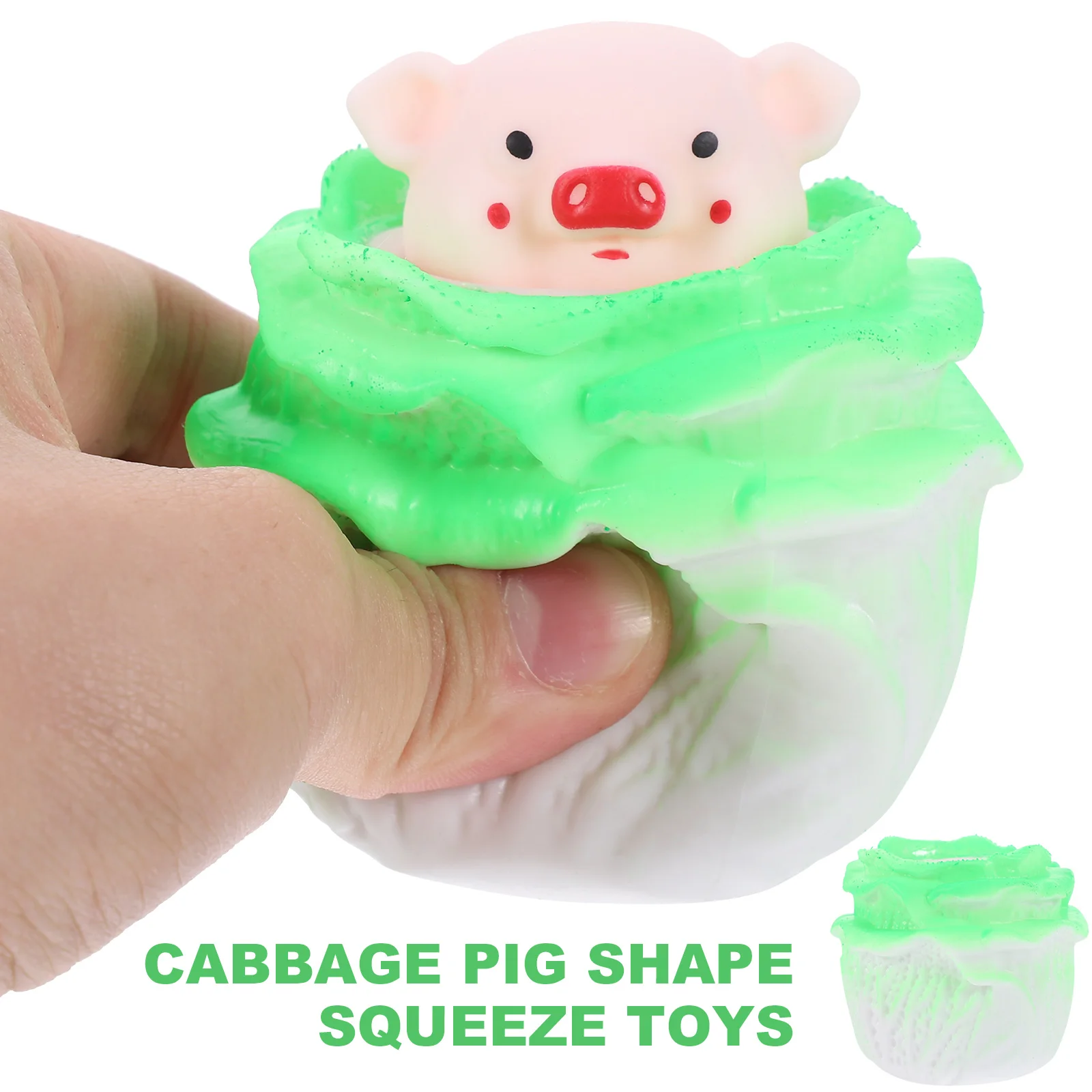 Капуста, свинья, сжимаемая, очаровательная, - Фотография_6