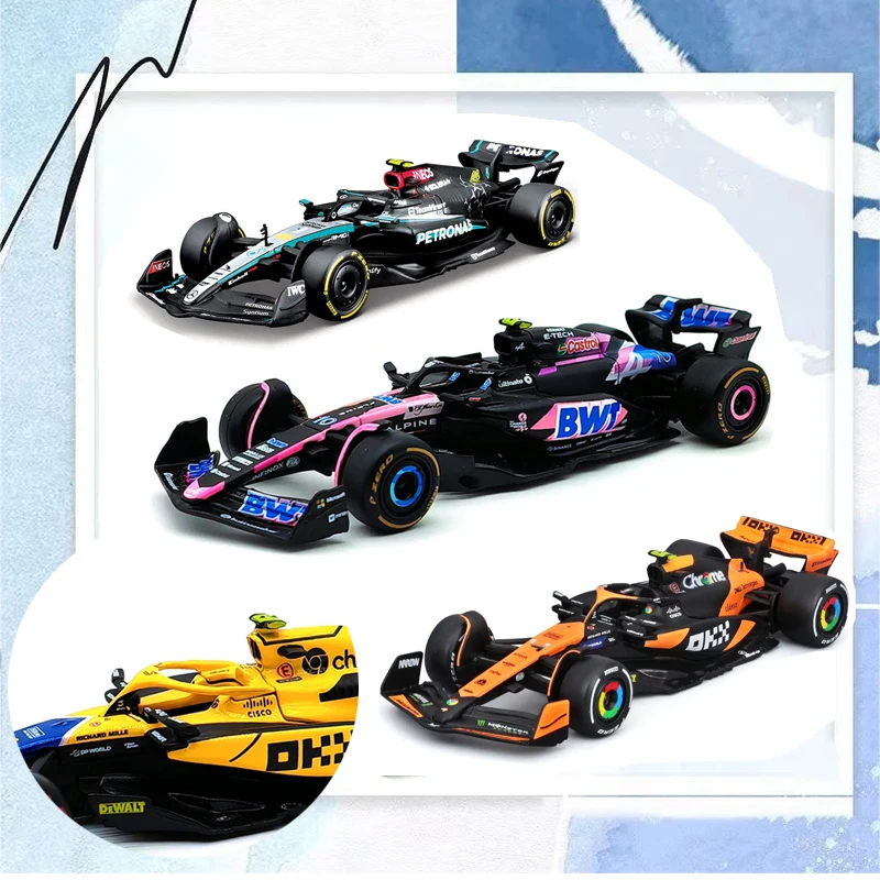 Bburago 1:43 mercedes w15 f1 racing