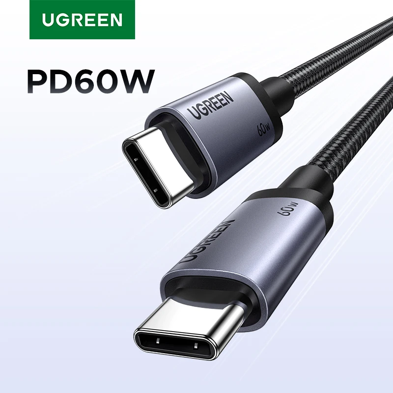 Ugreen usb c-кабель pd60w кабель