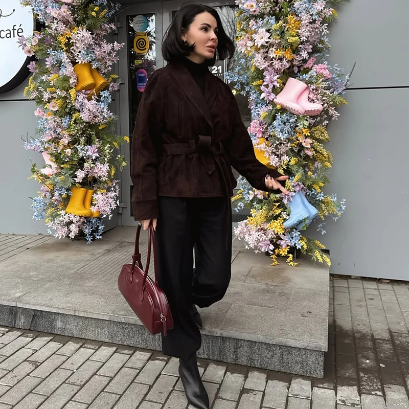 Tornova ретро замшевая куртка с - Фотография_5