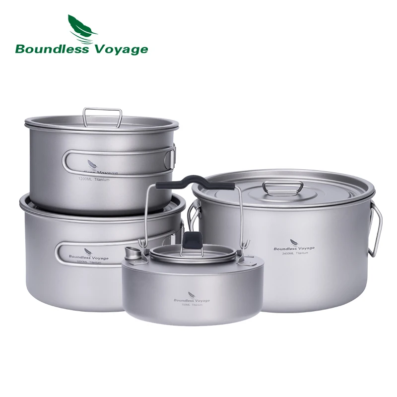 Boundless voyage titanium pot stockpot