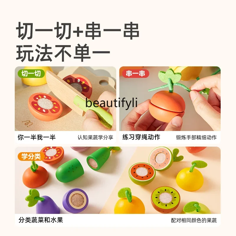 Fruit and vegetable cutting toy - Фотография_3
