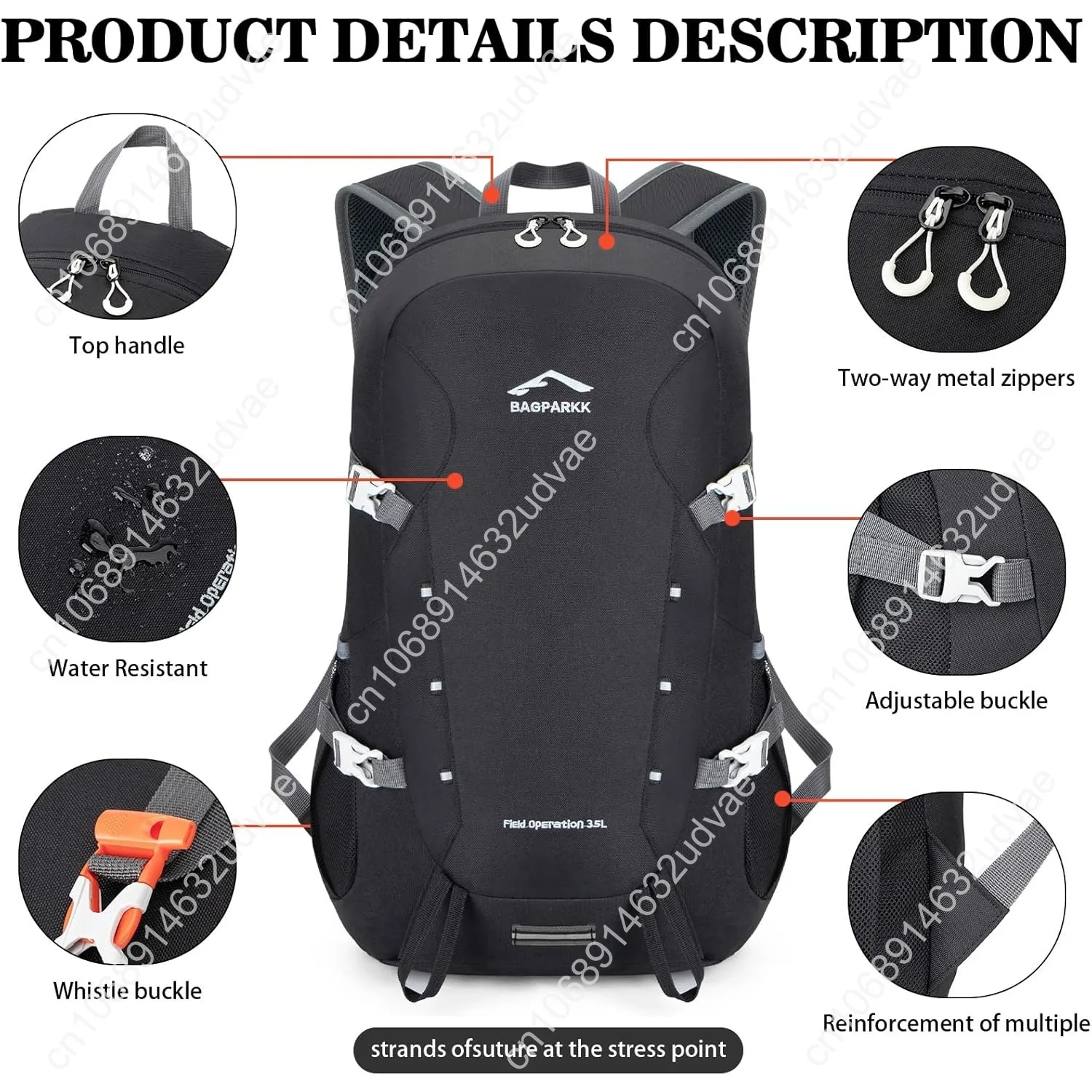 Походный рюкзак, большие дорожные - Фотография_5