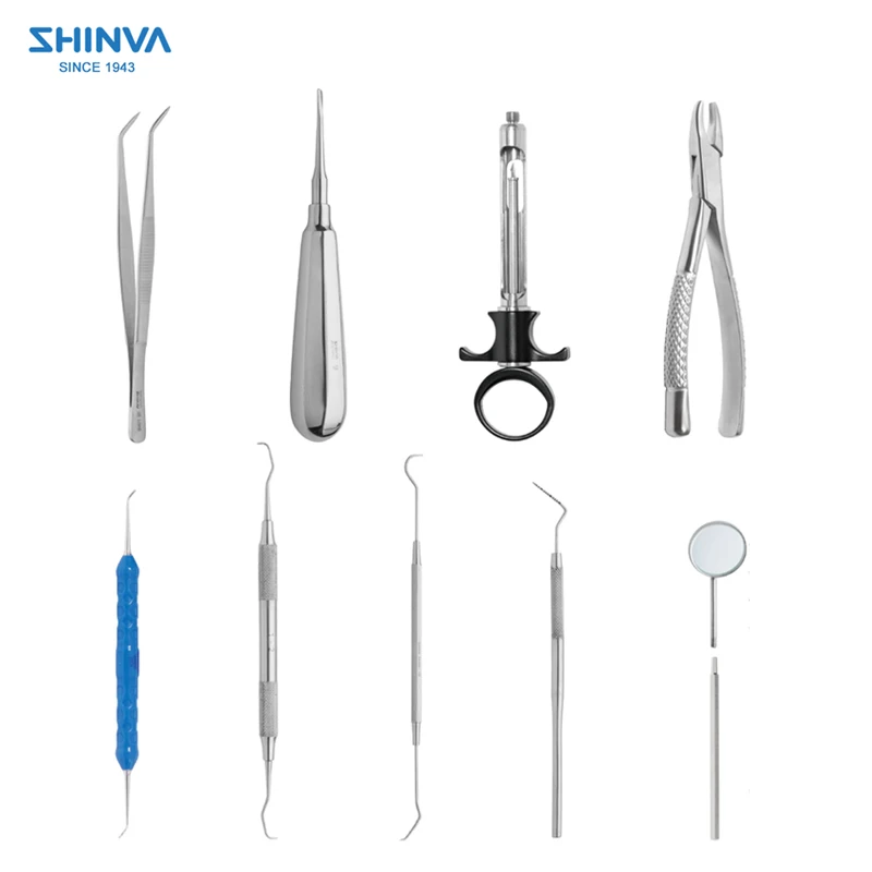 Shinva полные щипцы для извлечения стоматологических инструментов