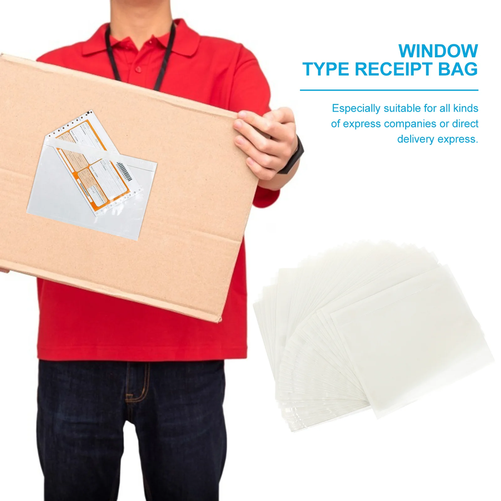 Самоклеящаяся сумка для чеков оконного типа - Фотография_6