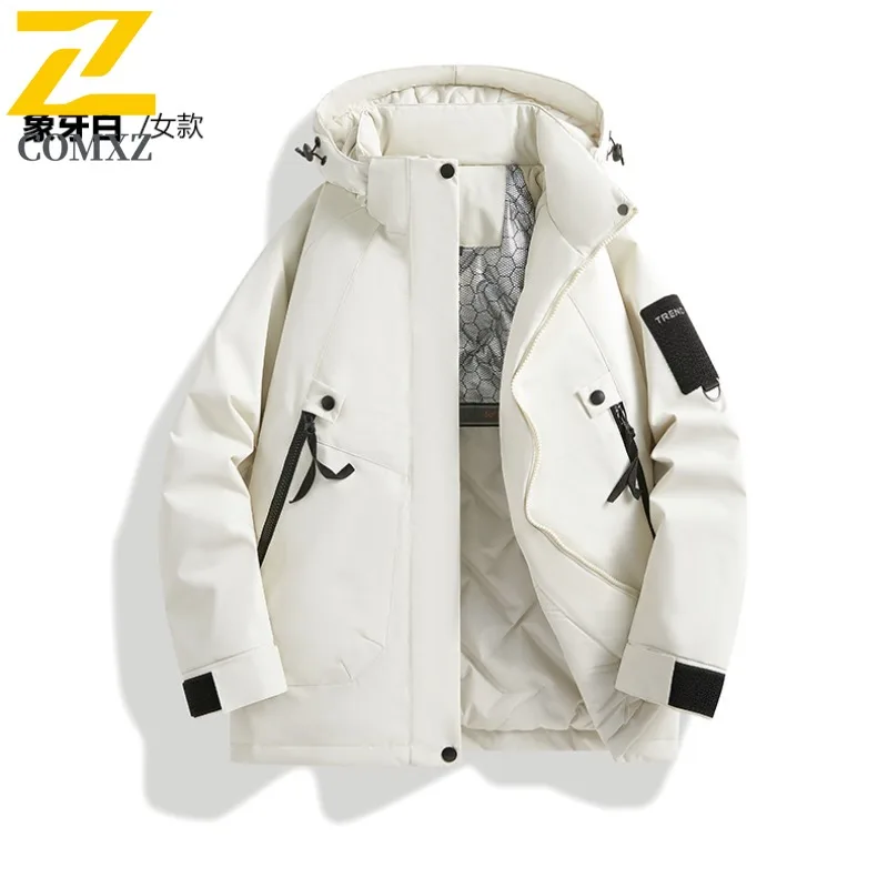 Мужская зимняя хлопковая стеганая куртка с воротником-стойкой - Фотография_6