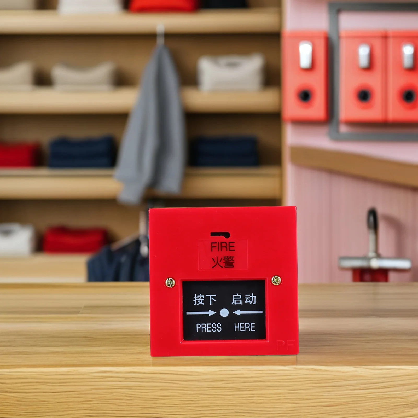 Ручная сбрасываемая кнопка пожарной - Фотография_4