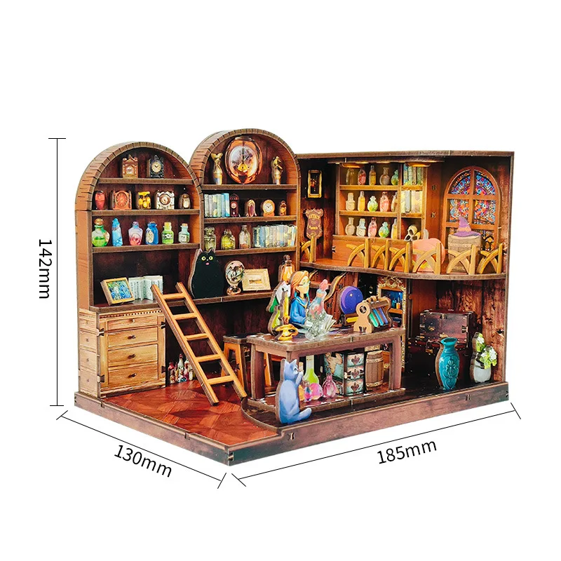 3d-головоломка magic potion lab diy kit - деревянная миниатюрная сцена - Фотография_6