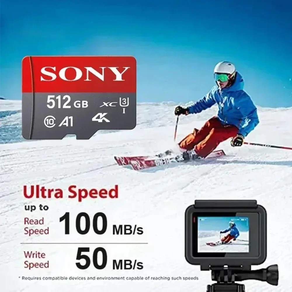 Карта памяти sony емкостью 1 тб micro sd 512 гб 256 гб - Фотография_4