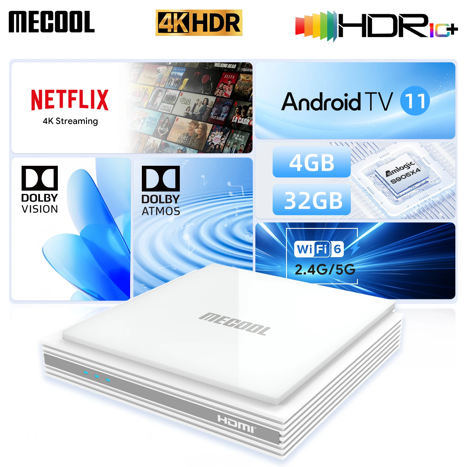 Тв-приставка mecool km2 plus deluxe