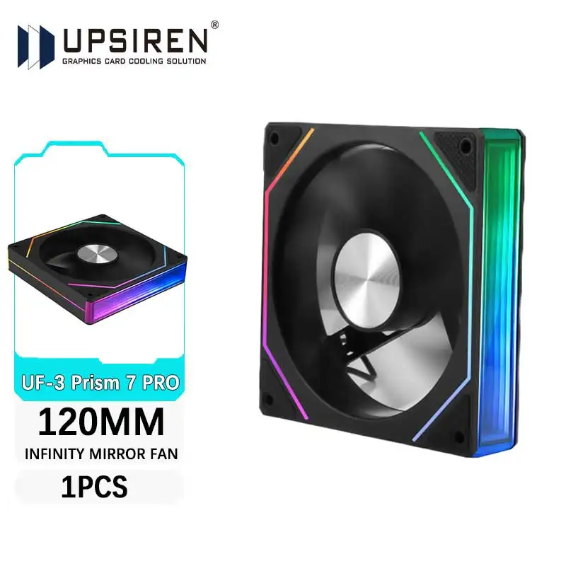 Охлаждающий вентилятор корпуса компьютера upsiren uf-3 prism 7 pro