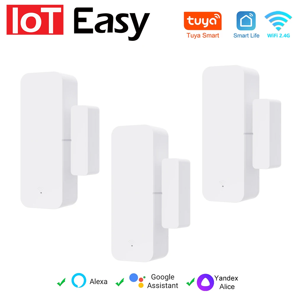 Tuya умный дом wi-fi дверной датчик