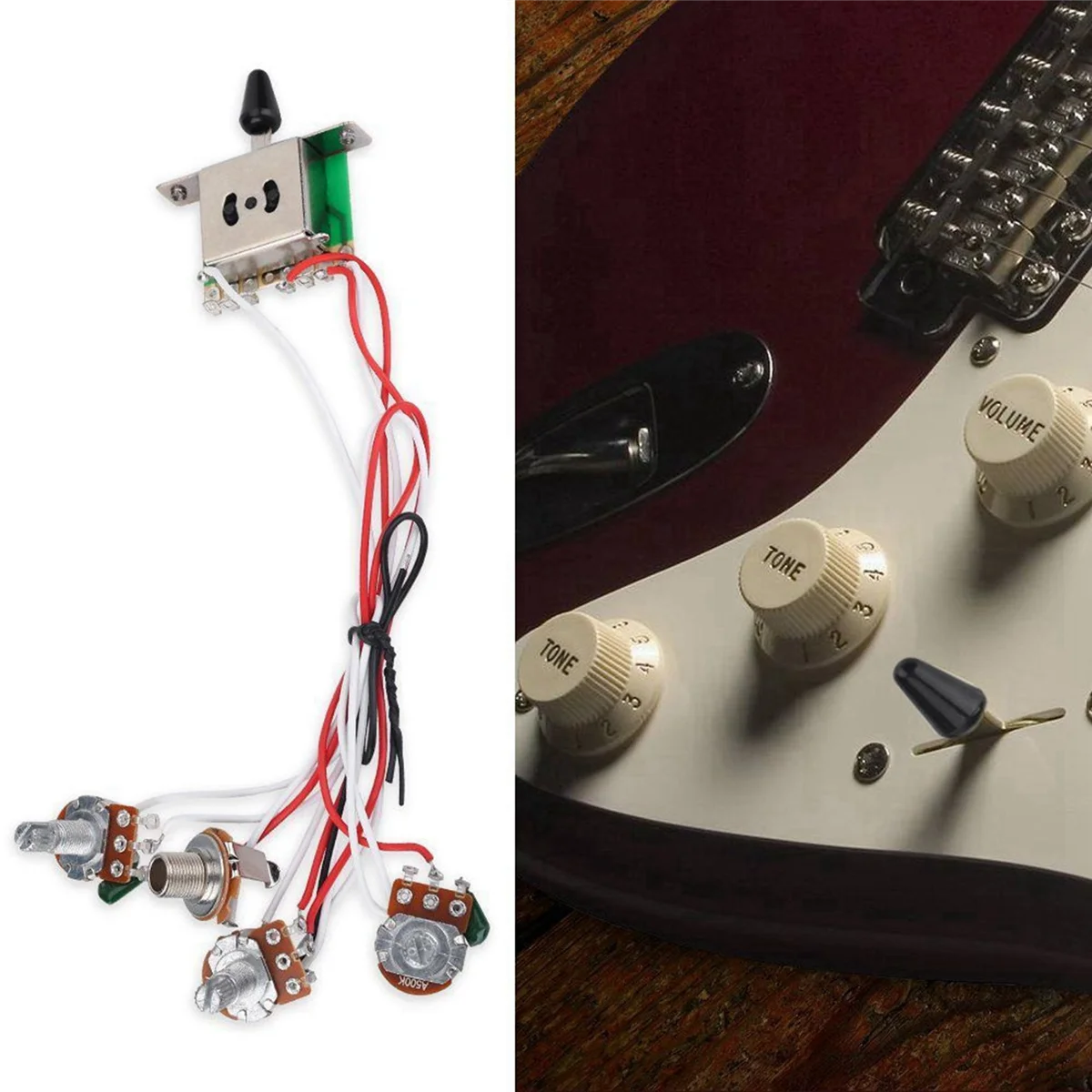 Baau 4x потенциометры для страт-гитары - Фотография_4