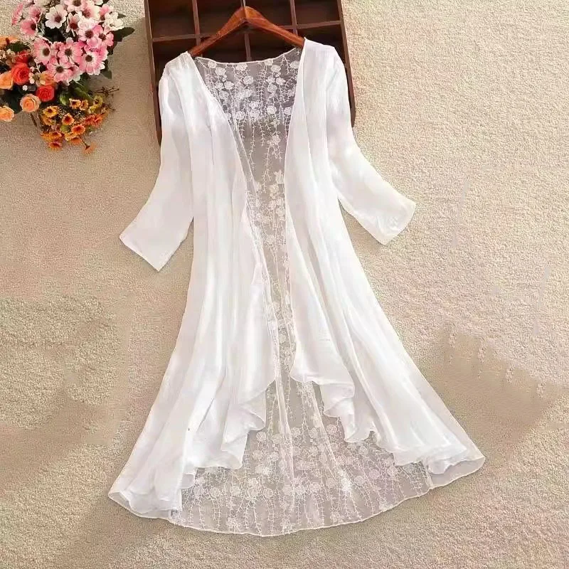 Длинный кардиган
