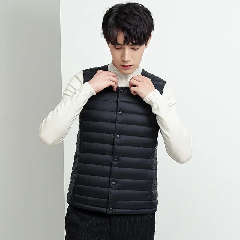 Легкие пуховые жилеты для мужчин - Фотография_2