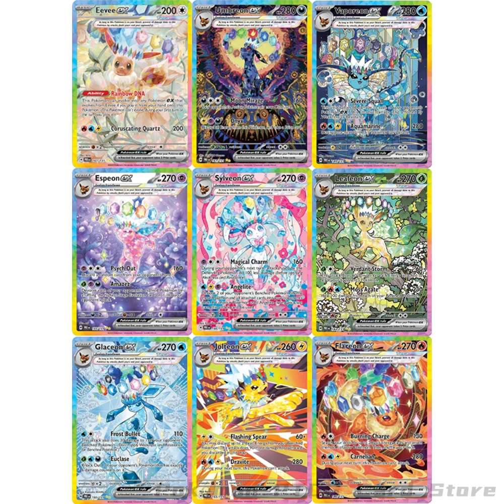 Карты pokemon eeveelution ex english