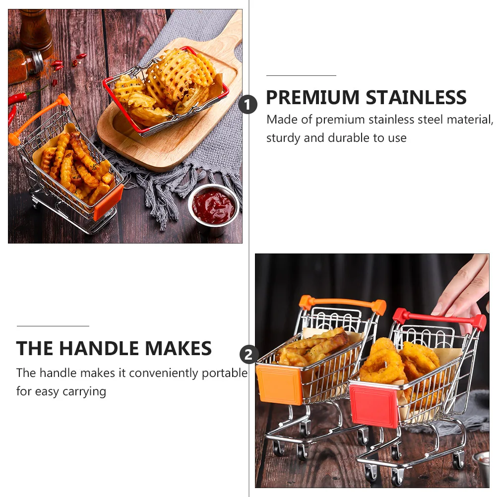 1 комплект, детская корзина для покупок из нержавеющей стали