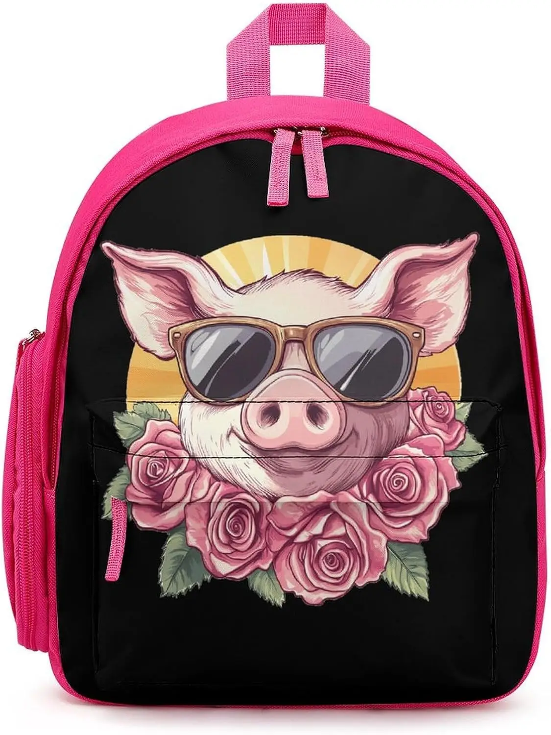 Рюкзак для ноутбука pigs rose flower