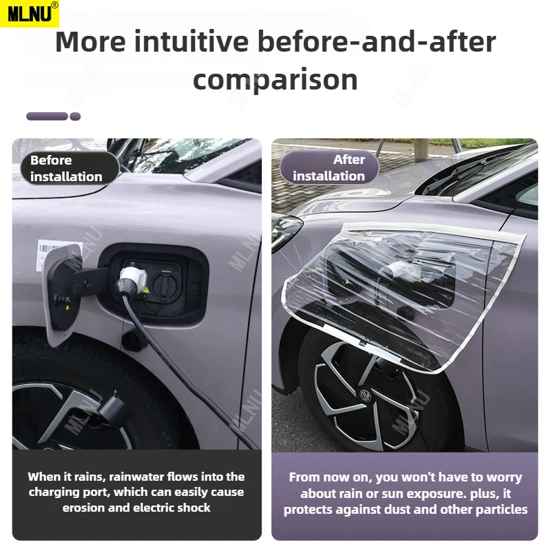 Дождевик для зарядного порта для mg4 ev/electric - Фотография_3