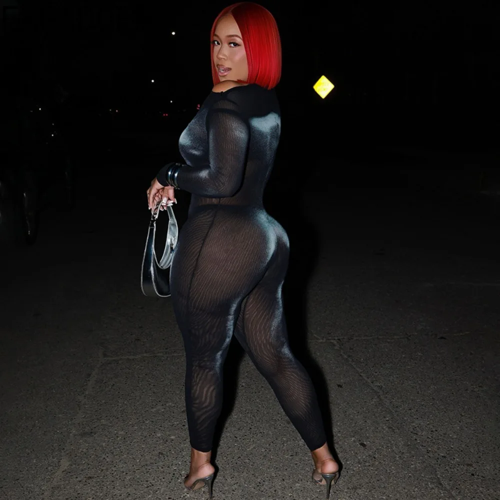 Fagadoer сексуальные сетчатые прозрачные - Фотография_4