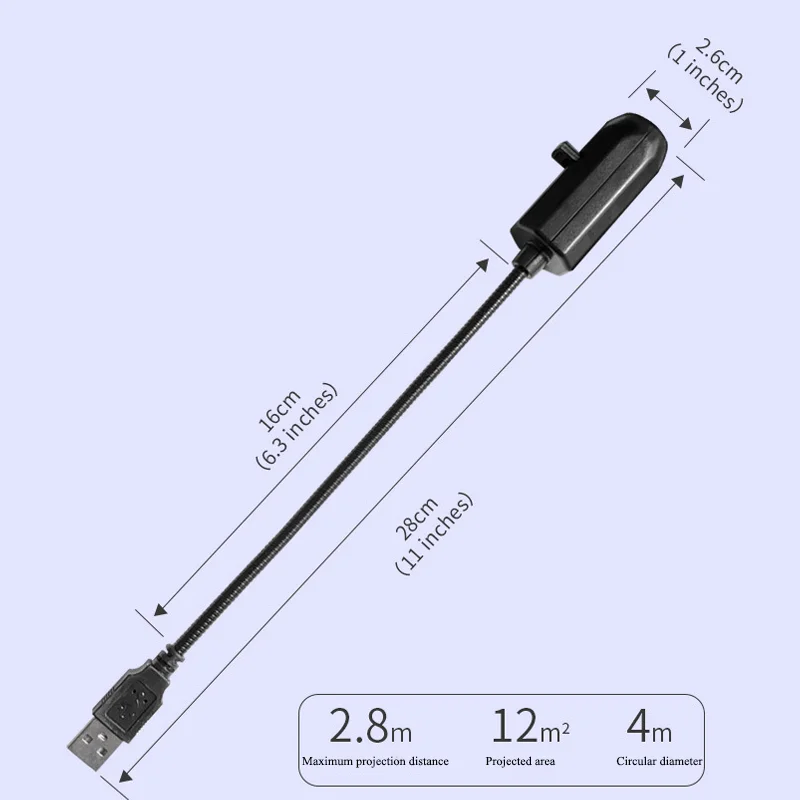 Хэллоуин проектор usb вращающийся - Фотография_6