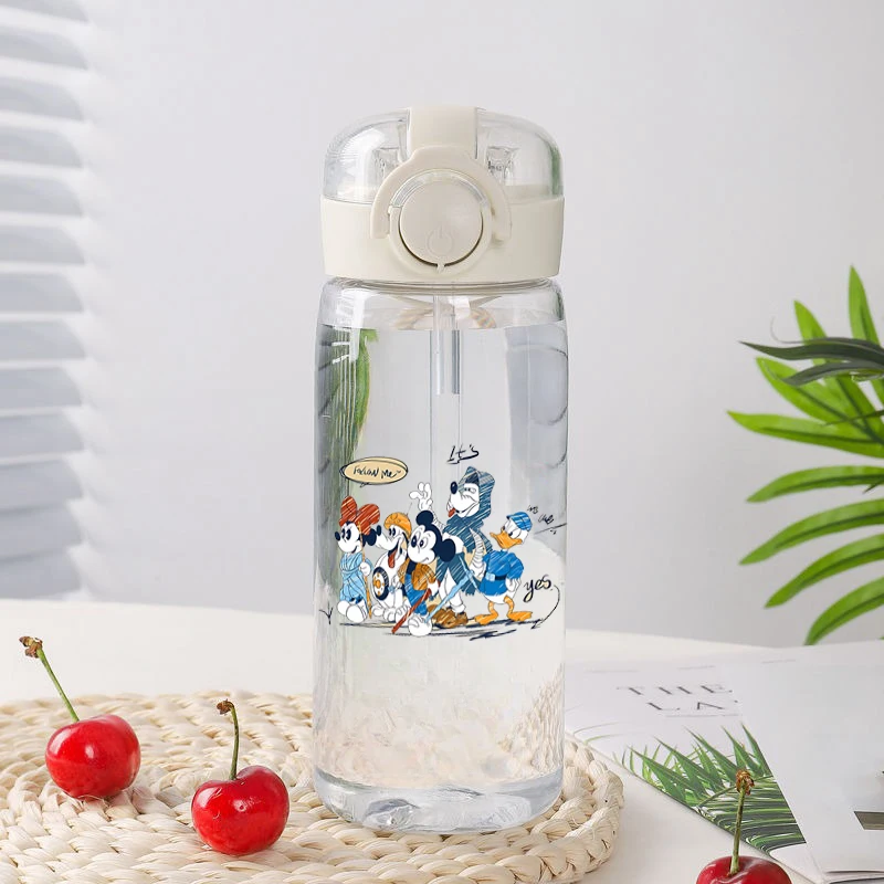 Портативная соломенная пластиковая чашка disney с микки маусом - Фотография_5