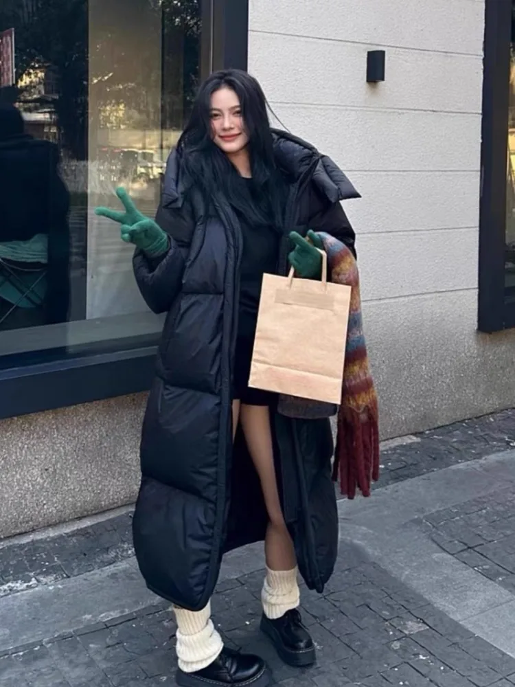 Длинная зимняя парка оверсайз - Фотография_4