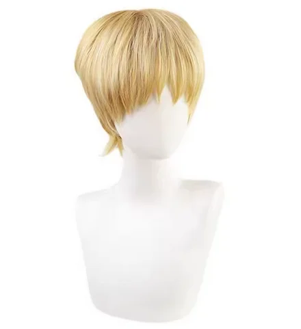 Желтый синтетический парик для armin arlert aot