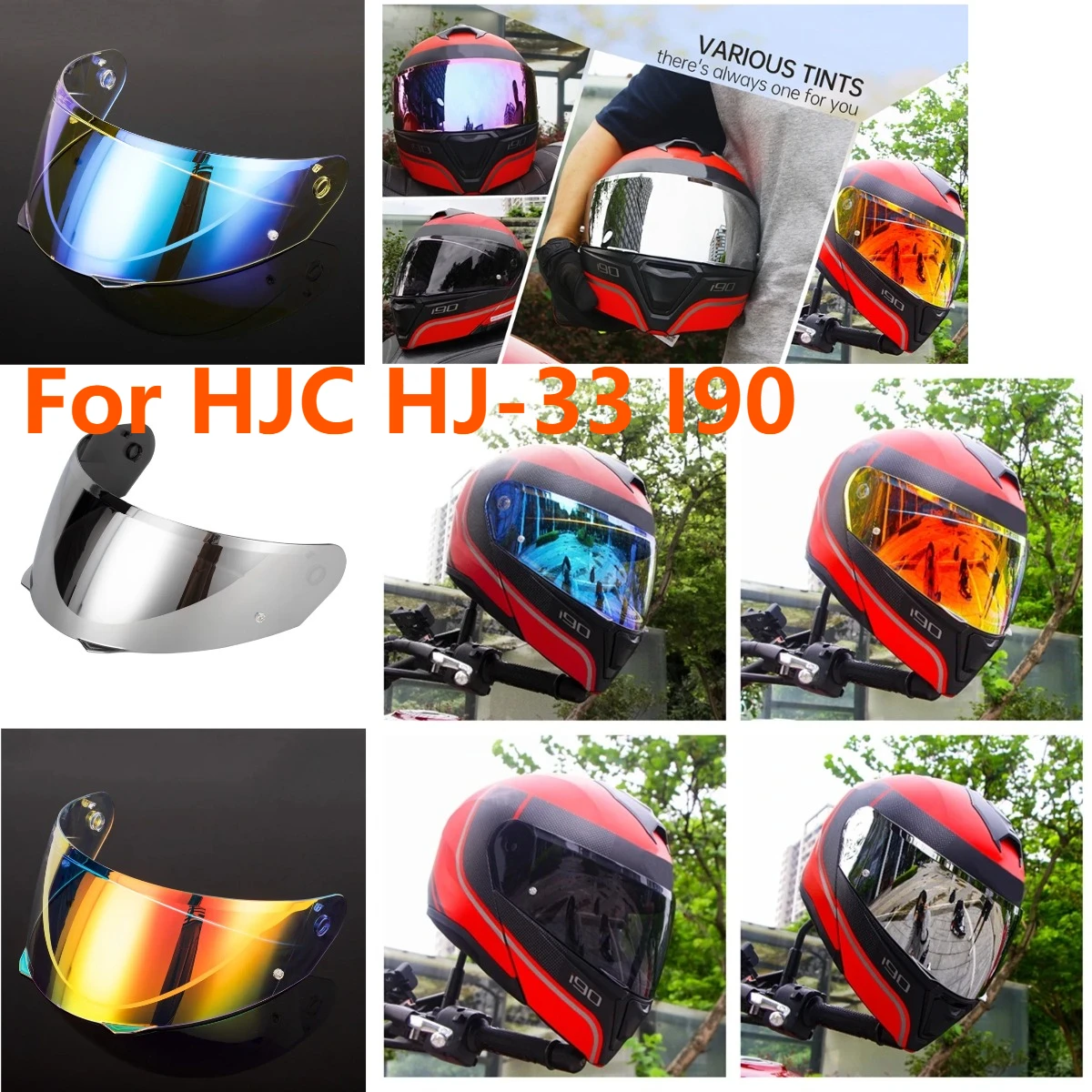 Козырек для шлема для hjc hj-33 i90 - Фотография_2