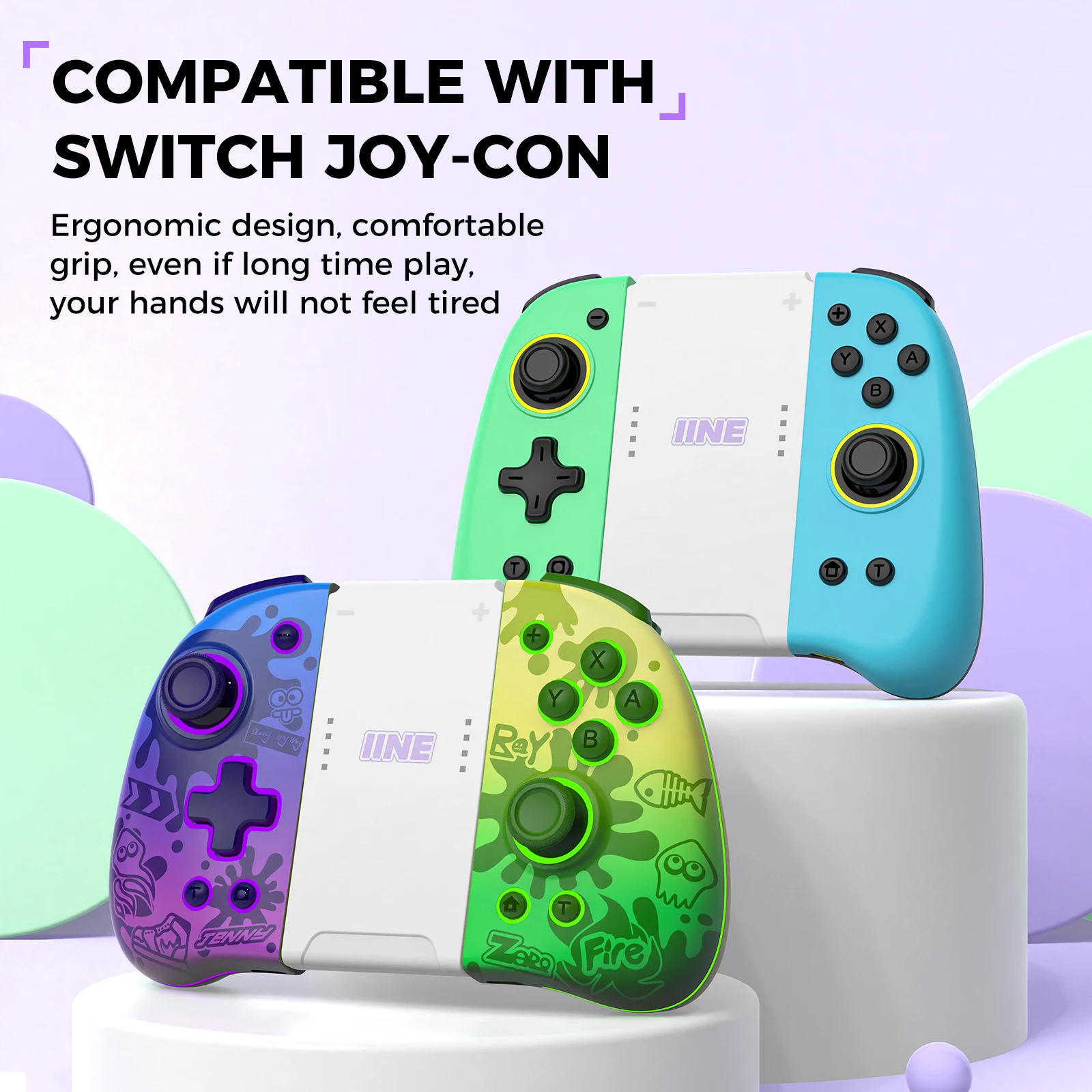 Зарядная ручка iine для joy-con - Фотография_5